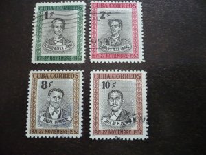 Stamps  - Cuba - Scott# 490-497,C73-C74 - Used Set of 10 Stamps