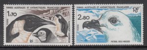 French Southern and Antarctic Territories 114-115 Birds MNH VF