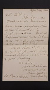 1930 USA Graf Zeppelin Cover Around the World to Bloomfield NJ  # C15 w/ Letter