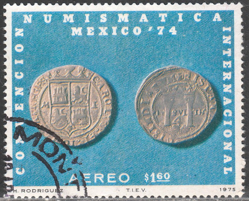 MEXICO C461 International Numismatic Convention. USED. F-VF. (1318)