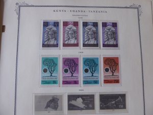 Kenya and KUT 1921-1969 Stamp Collection on Scott Specialty Album Pages