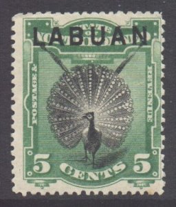 Labuan North Borneo Scott 52 - SG65, 1894 Travellers Tree 5c MH*