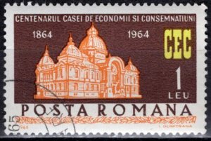 Romania; 1964: Sc. # 1689: Used CTO Single Stamp