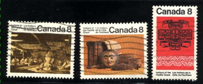 Can #570-71,573   u   VF 1974 PD