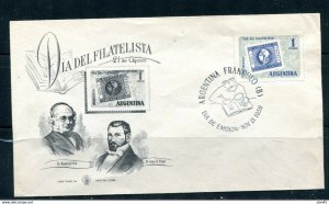 Argentina 1959 Maxi card Cover FDC Sir R. Hill J.G.Pujol 11375