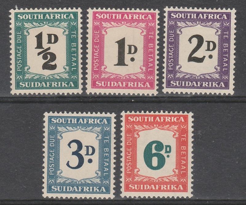 SOUTH AFRICA 1948 POSTAGE DUE SET  