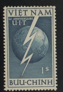 South Vietnam Scott 17 MH*  ITU stamp