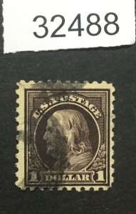 US STAMPS #460 USED LOT #32488