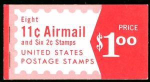 US #C78a Complete Book, BKC22, post office fresh,  VF mint never hinged,  SUP...