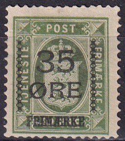 Denmark #80 F-VF Used  CV $85.00  (Z8250)