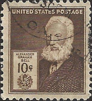 # 893 USED ALEXANDER GRAHAM BELL INVENTOR
