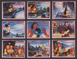 Guyana Disney 'Pocahontas' 9v SG#4386-4394