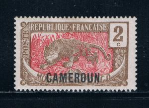 Cameroun 148 MLH Leopard overprint 1921 (C0214)+