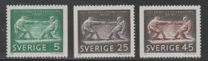 Sweden # 796-798, Sculpture, Mint Hinged, 1/3 Cat.