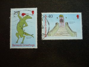 Stamps - Bermuda - Scott# 768-769 - Used Set of 2 Stamps