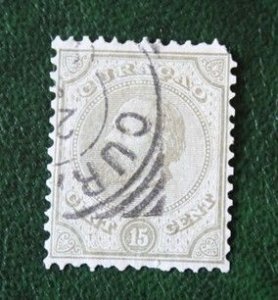 CURACAO 1889 King Willem III Used Scott# 9