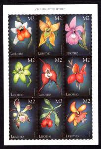 Lesotho 1194 Orchids Souvenir Sheet MNH VF