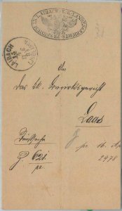 75487 - AUSTRIA Slovenia - POSTAL HISTORY -  Cover from LAIBACH 1884