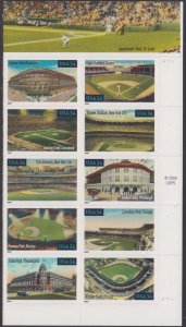3519a Legendary Playing Fields Plate Block MNH
