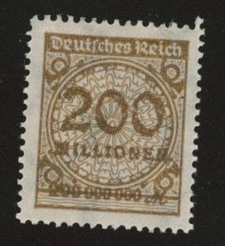 Germany Scott 291 MH* 1923  stamp