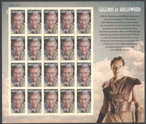 2014 US Scott#4892 LEGENDS OF HOLLYWOOD CHARLTON HESTON Sheet of 20 MNH