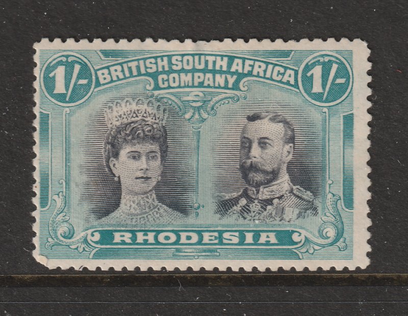 Rhodesia a MH 1/- KGV double head