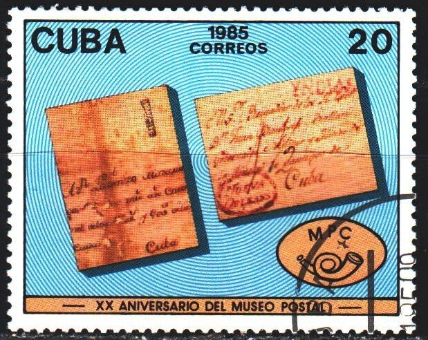 Cuba. 1985. 2908. Museum of mail, letters. USED.