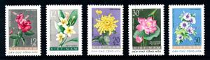 [92076] North Vietnam 1962 Flora Flowers Blumen  MNH