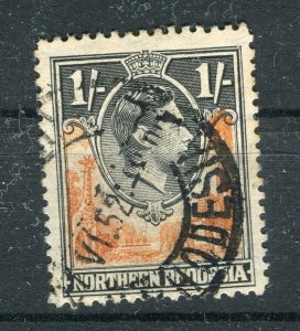 RHODESIA; 1938 early GVI Pictorial issue fine used 1s. value