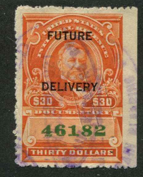 USA SC# RC16 FUTURE DELIVERY  o/p on Documentry Issue $30.00 Used cut cancel