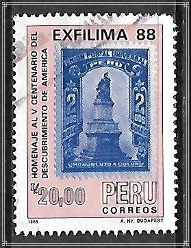 Peru #939 Exfilima '88 Used