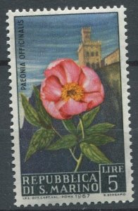 San Marino Sc#654 MNH, 5L multi, Flowers 1967 (1967)