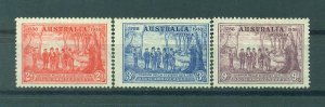 Australia sc# 163-165 mh cat value $19.75