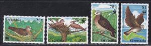 Grenada # 2401, 2402, 2404 & 2406, Doves With WWF Emblem NH