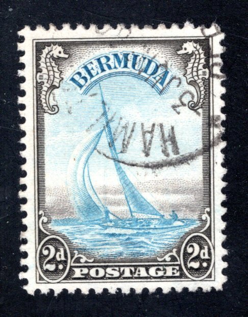 BERMUDA #109  VF, Used, CV $16.00   .... .  0650097