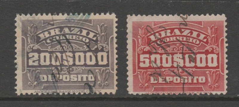 Brazil KEY VALUES Cinderella or Revenue stamp 3-21(20)- scarce