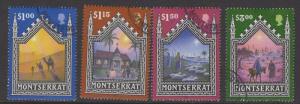 MONTSERRAT SG1170/3 2000 CHRISTMAS FINE USED