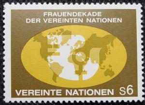 UN Vienna #10 MNH, Single, Decade for Women, SCV $.75 L10