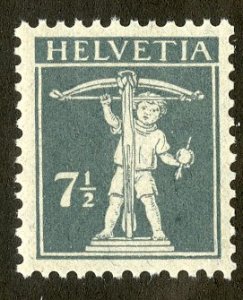 SWITZERLAND 162 MNH SCV $6.25 BIN $3.50 YOUNG BOY