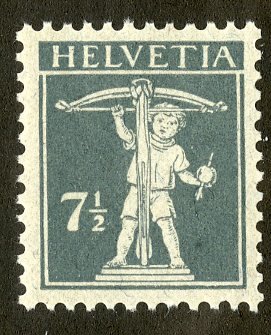 SWITZERLAND 162 MNH SCV $6.25 BIN $3.50 YOUNG BOY