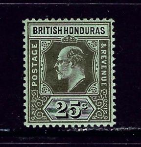 British Honduras 74 MH 1911 issue