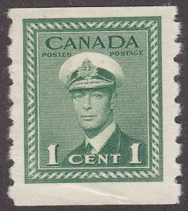 Canada 263 King George VI Coil Stamp 1943