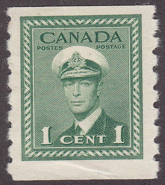 Canada 263 King George VI Coil Stamp 1943