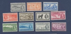 NEWFOUNDLAND - Scott 233-243  - VF MNH -