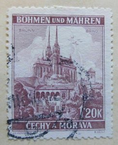 A6P35F102 Germany Bohemia and Moravia 1939-42 1.20k Used-