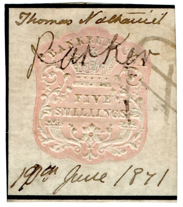 (I.B) QV Revenue : Bankruptcy 5/- (1869) 