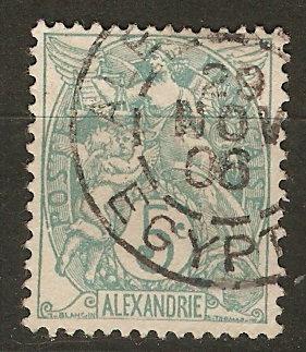 France Off Egypt Alexandria 20 Mi 20 Used VF 1902 SCV $4.25