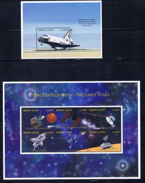 Sierra Leone 1904-05 NH 1995 Space Shuttle 