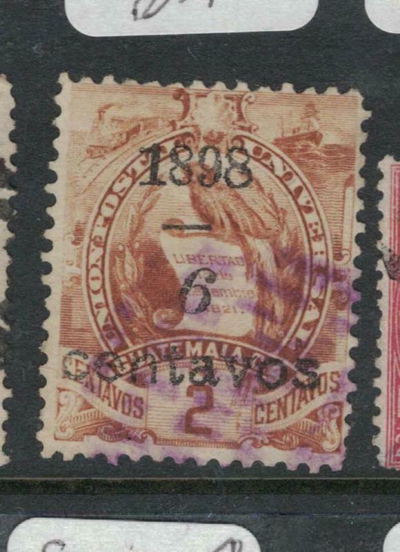 Guatemala 1898, 6c/2c VFU (2dwa)