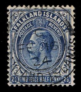 GENUINE FALKLAND ISLANDS SCOTT #44 USED WITH APS CERT - PRICED TO SELL